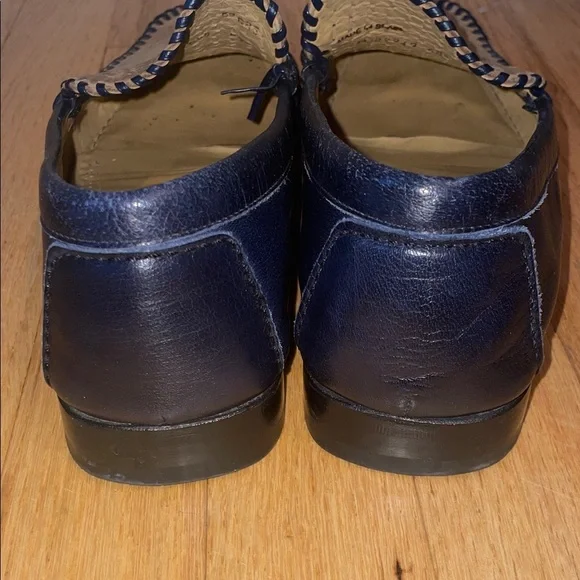 Johnston & Murphy Tan Perforated Loafers - Picture 6 of 9